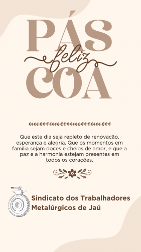 Feliz Páscoa